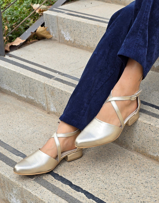 Zapato Jacinta Dorado