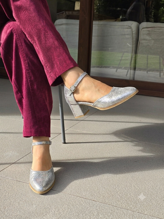 Zapato Filipa Craque Plata